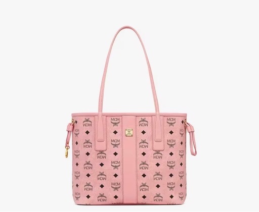 MCM ピンク トートバッグ　ポーチ付き