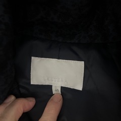 LESTERA レステラ ジャガード エンブロイダリー ダウンコートの画像