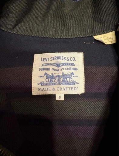 美品】希少　廃盤品　Levi's デトロイトジャケット 70s モスグリーン