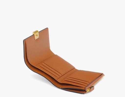 MCM ブラウン 三つ折り財布