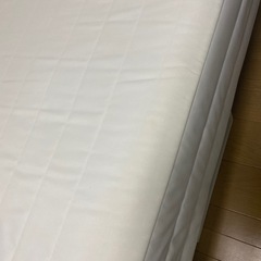 脚付マットレス・ポケットコイル・セミダブル（スチールメッシュ・洗えるカバー）  無印良品の画像