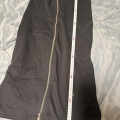 AZUL BY MOUSSY黒 ジッパー付き タイトスカート 約90cmの画像