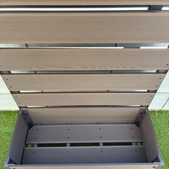 2月末までで処分予定です　組立後未使用　2個セットで12,000円　山善　プランターフェンスの画像