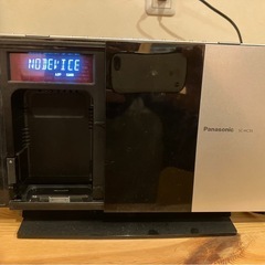Panasonic ミニコンポシルバー の画像