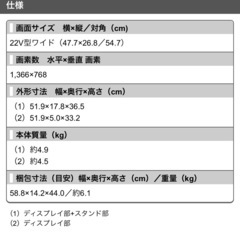 22V液晶テレビ LC-22K9【AQUOS / SHARP】の画像