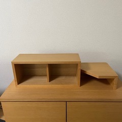 無印良品　壁に付けられる家具　5点セット　の画像