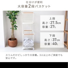 ２月中旬削除。ランドリーバスケットの画像