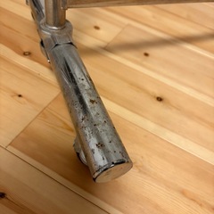 高さ調節可/キャスター付きハンガーラック（幅約98cm・高さ約106〜162cm）の画像