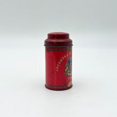Jacksons of piccadilly 缶 紅茶缶 ティーキャニスター 英国 小物入れ TIN缶 店舗什器 ティン イギリス ビンテージ 雑貨 95667の画像