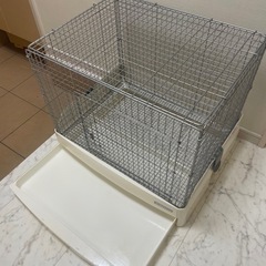 うさぎケージ　三晃商会　ＳＡＮＫＯ　イージーホーム６０　ローメッシュ　ＷＨ（幅６２×奥行５０．５×高さ５５ｃｍ）うさぎ　ケージの画像