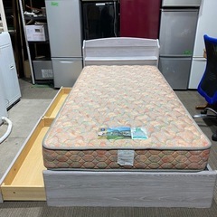 シングルベッド(分解可能)＋マットレスセットの画像