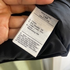 Nike ブラック ダウンベスト Lサイズ ナイキ NIKE ダウンベスト ベスト ブラックの画像