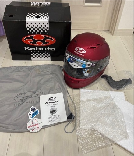 Kabuto II ヘルメット Mサイズ マットレッド