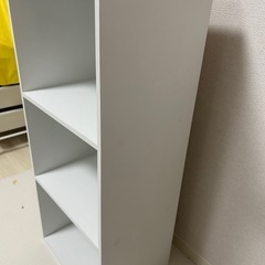 カラーボックス ホワイト2つの画像