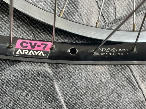 Shimano DEORE LX550 完組ホイール　ARAYACV-7リム ７速HGスプロケット