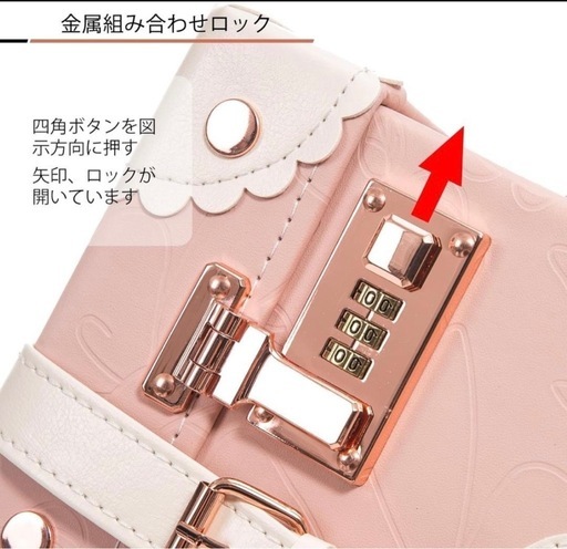 新品未使用✨キャリーケース　2点セット キャリーオン　ピンク　バラ　レトロ　可愛い　ガーリー
