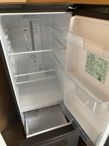 NO B815?福岡市内配送設置無料✨?冷蔵庫 パーソナルタイプ マットビターブラウン NR-B17DW-T [168L /2ドア /