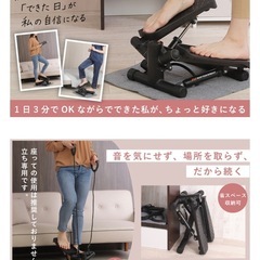 ステッパー 静音 有酸素運動 宅トレ 在宅フィットネス 立ち専用 コンパクト　グレー　more feliceの画像