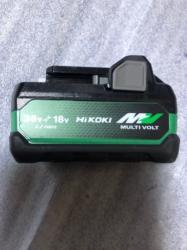 ②ハイコーキ新型マルチボルトバッテリー中古超美品、１個