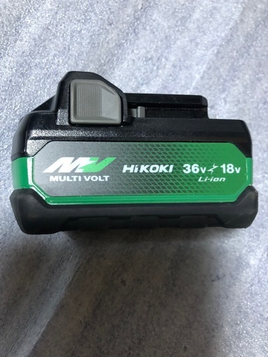 ②ハイコーキ新型マルチボルトバッテリー中古超美品、１個