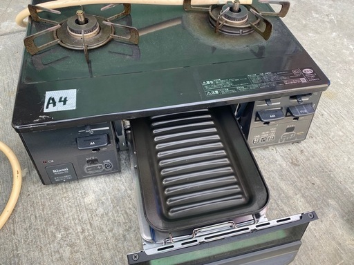 リンナイ RTE66VTGR ガステーブルコンロ ラクシエファイン 都市ガス 右強火