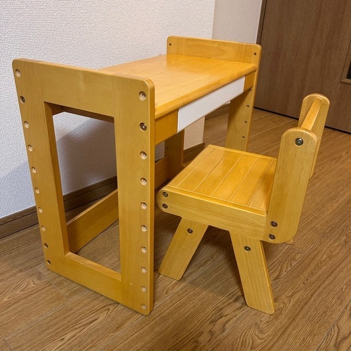 キッズデスク キッズチェア 子ども机 セット 引き出し 定価15000円