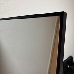 全身ミラー 天然木の画像