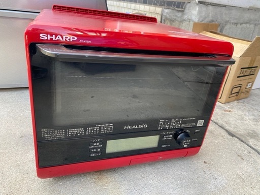 シャープ ヘルシオ 加熱水蒸気 2段調理 30Lタイプ レッド AX-XS500-R