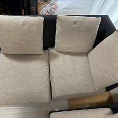 ソファー　L字ソファー　洗えるカバー　の画像