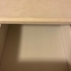 ニトリカウンターワゴン　ホワイト　食器棚の画像