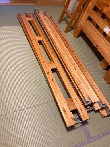 木製 2段ベッド  解体済み 
