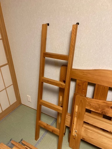 木製 2段ベッド  解体済み 