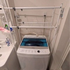 【お譲り先決まりました】洗濯機上ラック（29*69*175cm）の画像