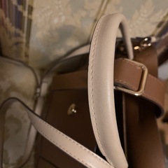 ハンドバッグ　ショルダーバッグ　ブラウンの画像