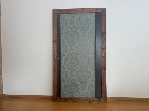 大型 装飾パネル（木枠×クラシック壁紙）182×102cm