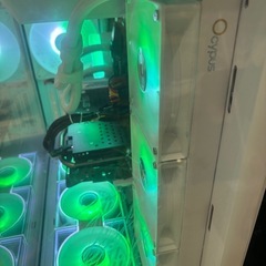 Ryzen5  5500　ほぼ新品作成　ホワイト　白　 ゲーミングPC パソコン　APEX  光るの画像