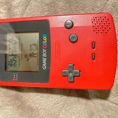 ゲームボーイカラー レッド 動作確認済みポケモン緑ソフトおまけ付き
