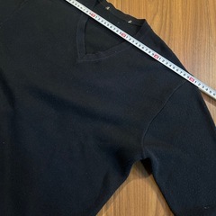 セーター　ブラック　L  ⑥の画像