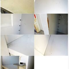 【基本、直接引取限定】【配送リクエストOK】家庭用　収納庫　物置　スライド式　引き戸　高さ131×幅88×奥行47㎝　倉庫　838ZSの画像