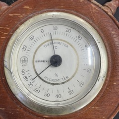 昭和レトロ　関西文紙事務機厚生年金基金設立25周年記念品　温度計　の画像