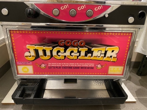 ジャンク品【パチスロ実機】北電子 2001年ゴーゴージャグラーSP インテリア装飾にも★