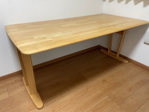 ナチュラル木製ダイニングテーブル｜幅165cm｜4人掛け｜西国分寺