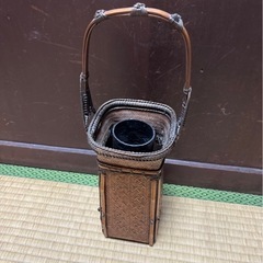 籠 竹籠 花入 ②の画像