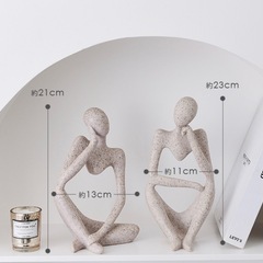 彫刻アート オブジェ 置物 北欧雑貨 韓国雑貨 モダンの画像