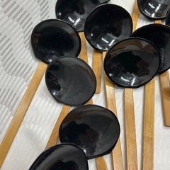 11365😸 木杓子  木製お玉 田舎杓子 木製れんげ　まとめての画像