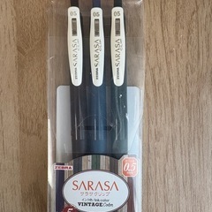ZEBRA SARASA CLIP 0.5mm ビンテージカラー 3色セットの画像
