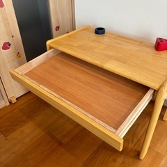 大和屋 ヴォーノ デスク＆チェアセット（高さ調節可能）の画像