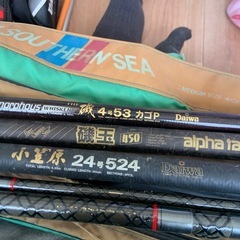 釣具一式クーラーボックスも貰って下さい！の画像