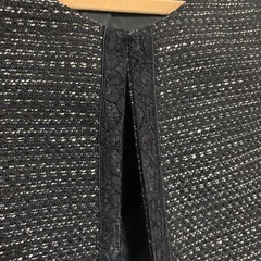 ノーカラー ツイードジャケットの画像