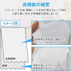 レースカーテン　新品の画像